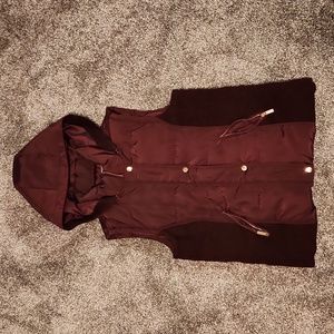 Vanity Burgandy Vest